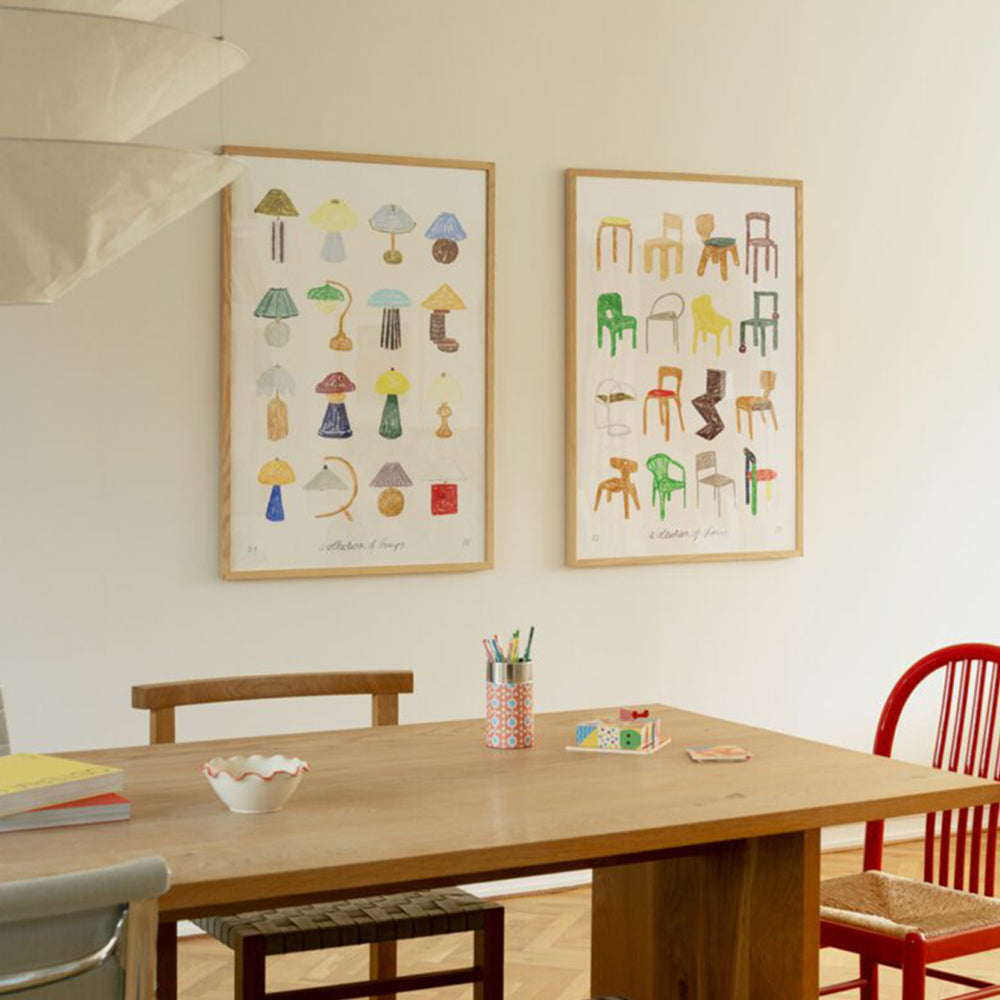 A Collection of Lamps Art Print