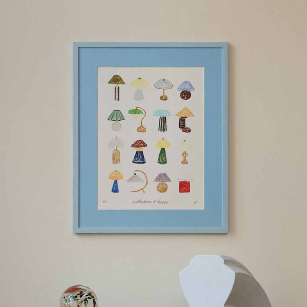 A Collection of Lamps Art Print