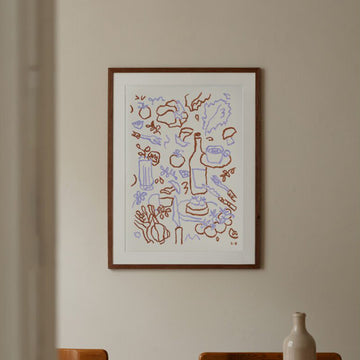 Cooking Session Art Print