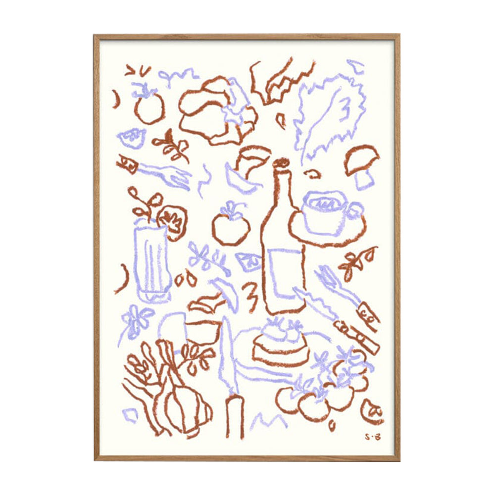 Cooking Session Art Print
