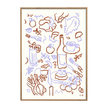 Cooking Session Art Print