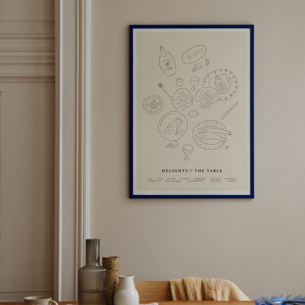 Delights at the Table Art Print