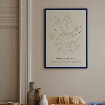 Delights at the Table Art Print