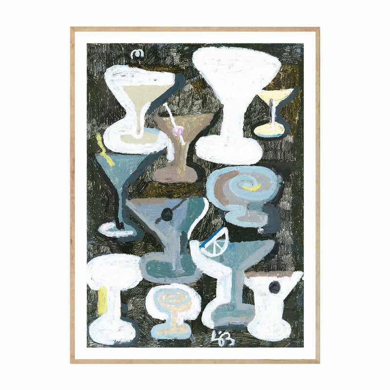 Martinis Art Print