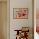 Red Chair Print