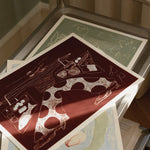 Sams Shopping Art Print