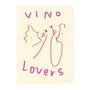 Vino Lovers Art Print - 50 x 70cm