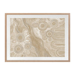 Bila III Neutral Landscape Art Print