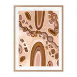 Oak Framed Print With Matboard