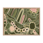 Oak Framed Print, No Matboard / 106 x 141cm