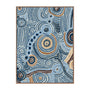 Connecting Waterways Art Print - Oak Framed Canvas / 120 x 90cm