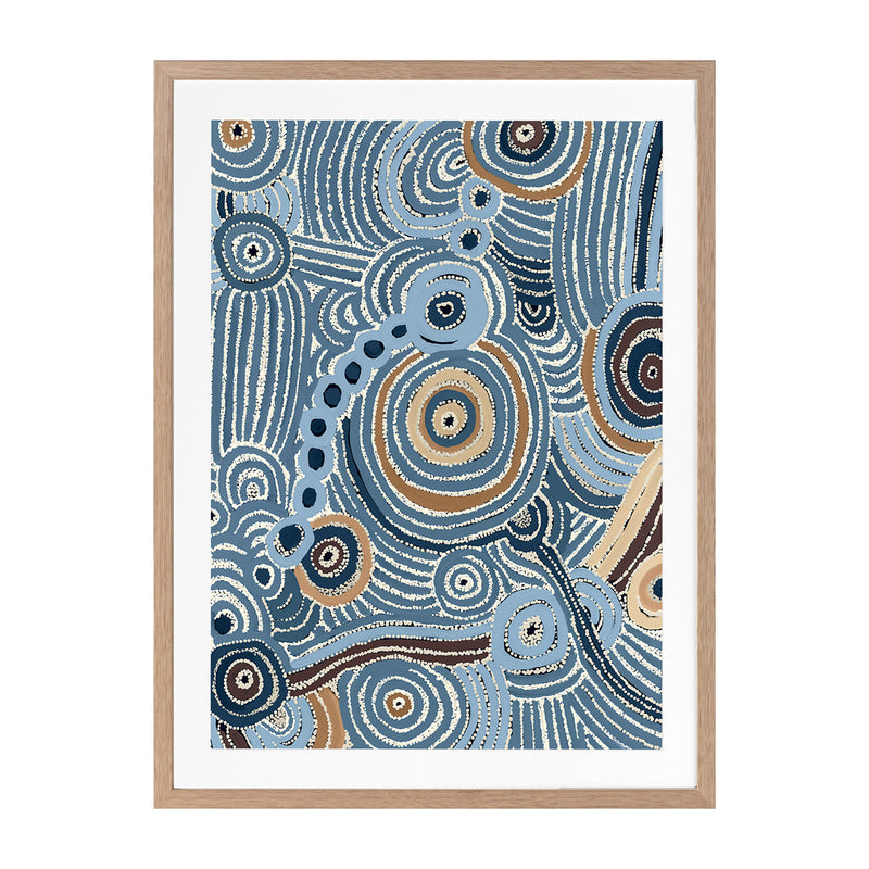 Oak Framed Print With Matboard