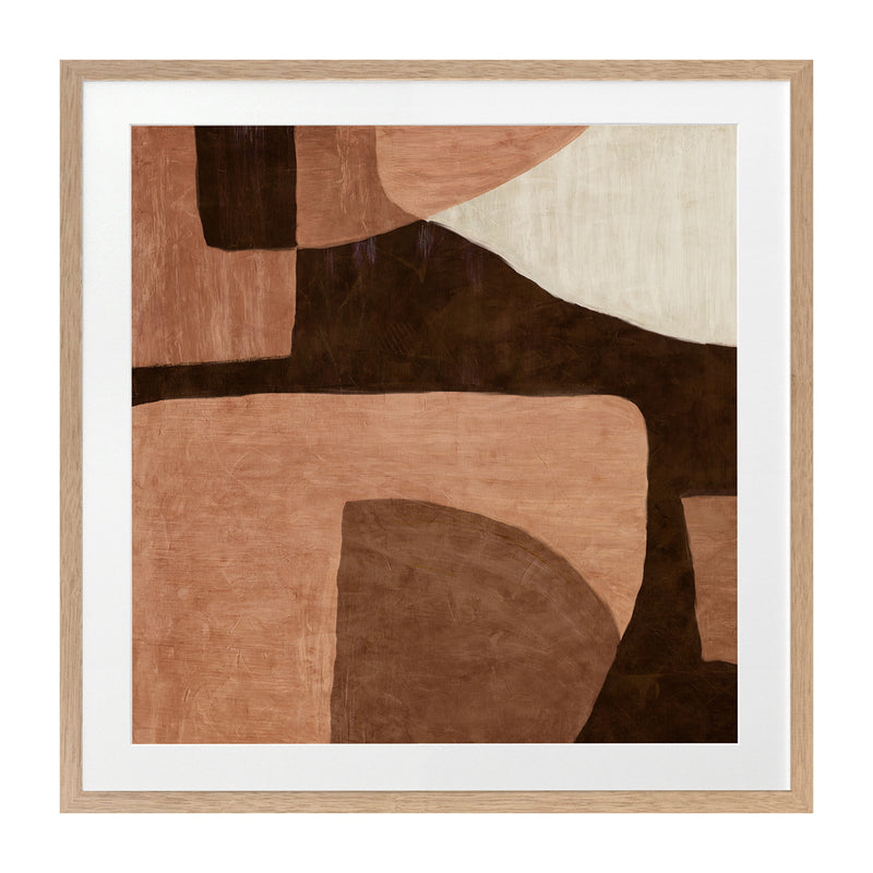 Oak Framed Print With Matboard