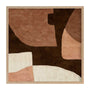 Earthen II Potrait Art Print - Oak Framed Print, No Matboard / 68 x 68cm