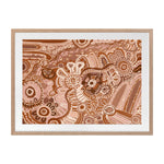 Oak Framed Print With Matboard
