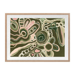 Oak Framed Print With Matboard