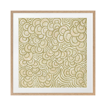 Lukarrara Jukurrpa Gold Art Print