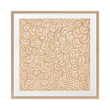Lukarrara Jukurrpa Mustard Art Print