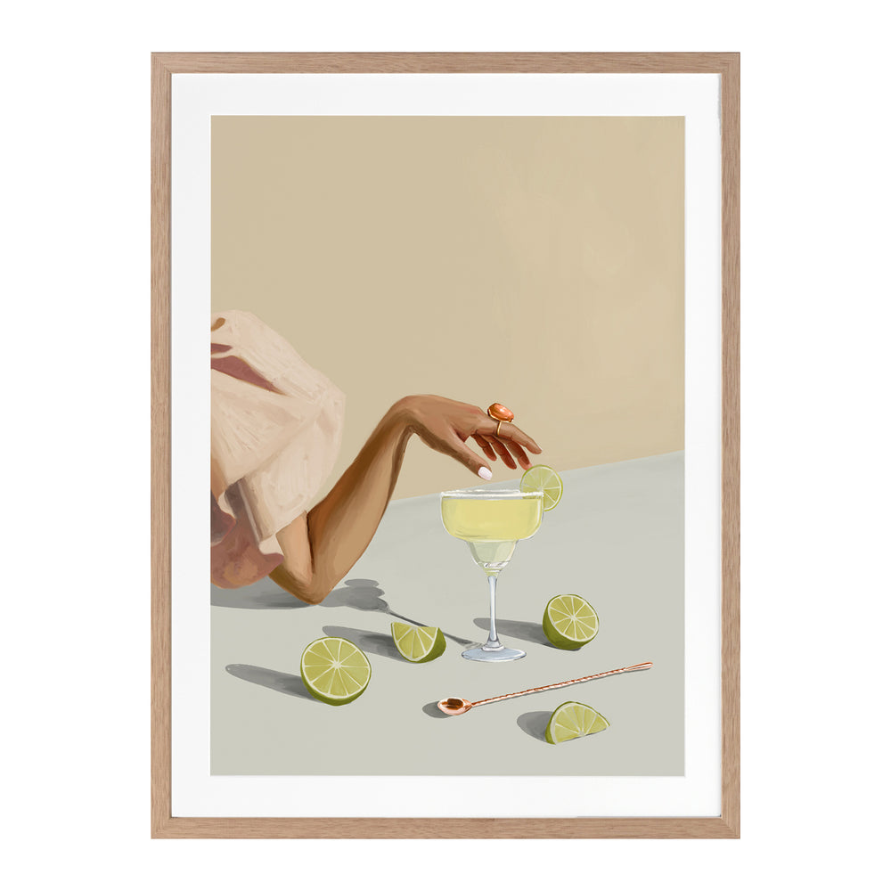 Margarita Portrait Art Print