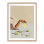 Margarita Portrait Art Print - Oak Framed Print, With Matboard / 106 x 141.5cm