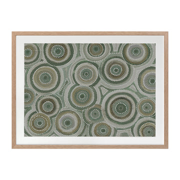 Nirrangi ll Green Landscape Art Print
