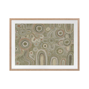 Yinaagang Green Landscape Art Print