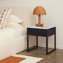 Avalon Marble Bedside Table - Black