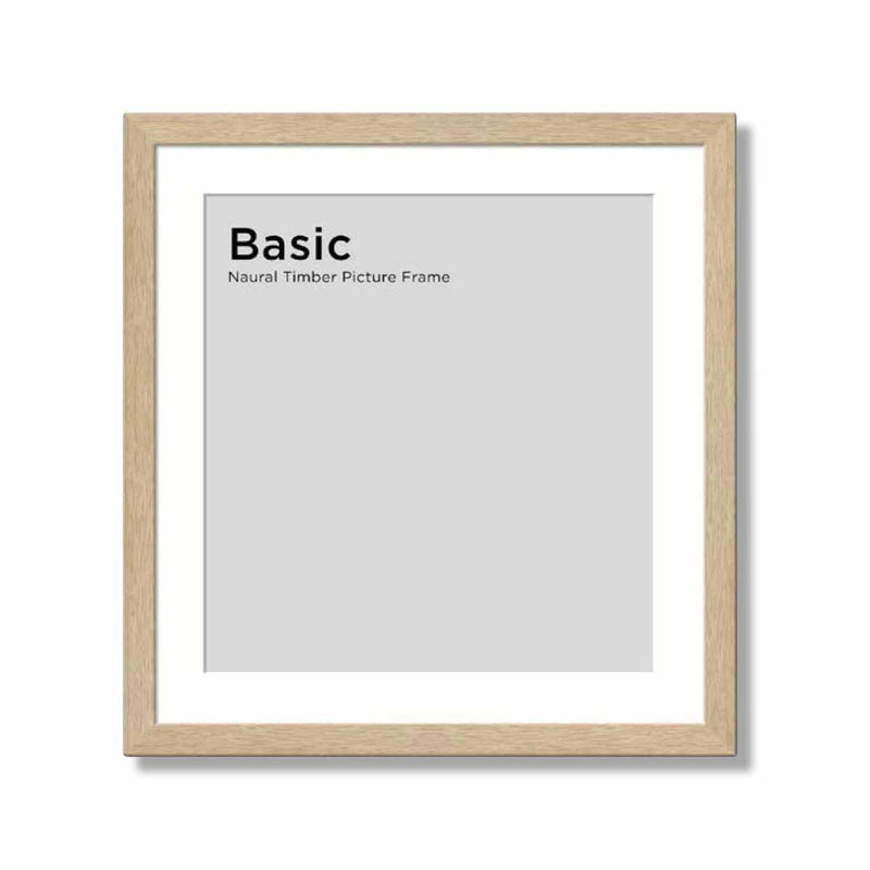 Standard Basic Frame Basic Natural Timber Picture Frame – Life Interiors
