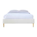 Mabel Boucle Double Bed Frame (White)
