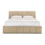 Allocco Queen Bed - Camel Textured Weave