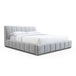 Allocco King Bed (Mixed Grey Boucle)