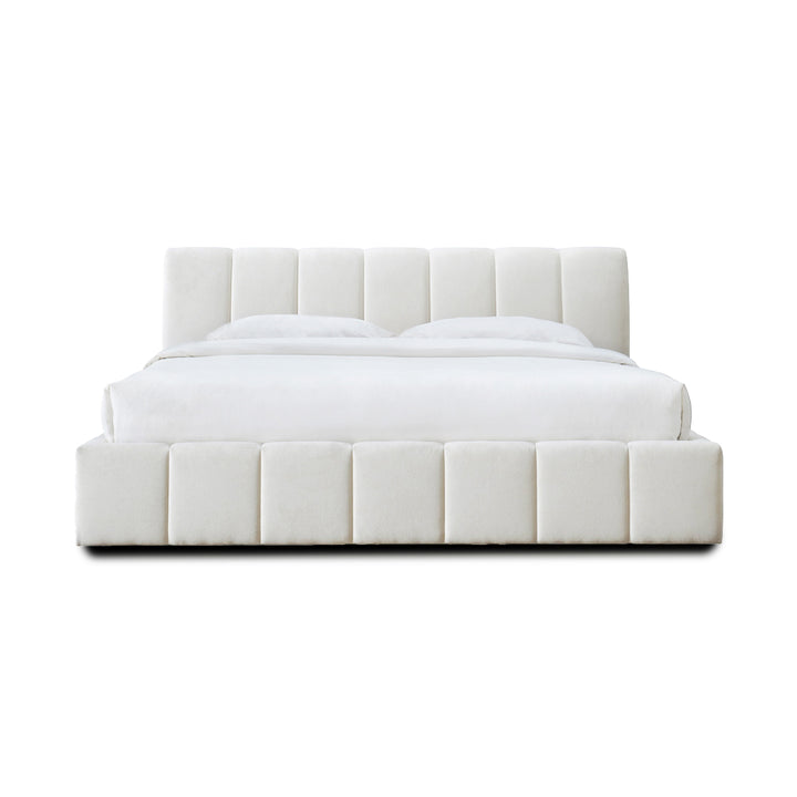 Allocco King Bed (Cream)