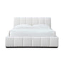 Allocco Queen Bed - White Boucle