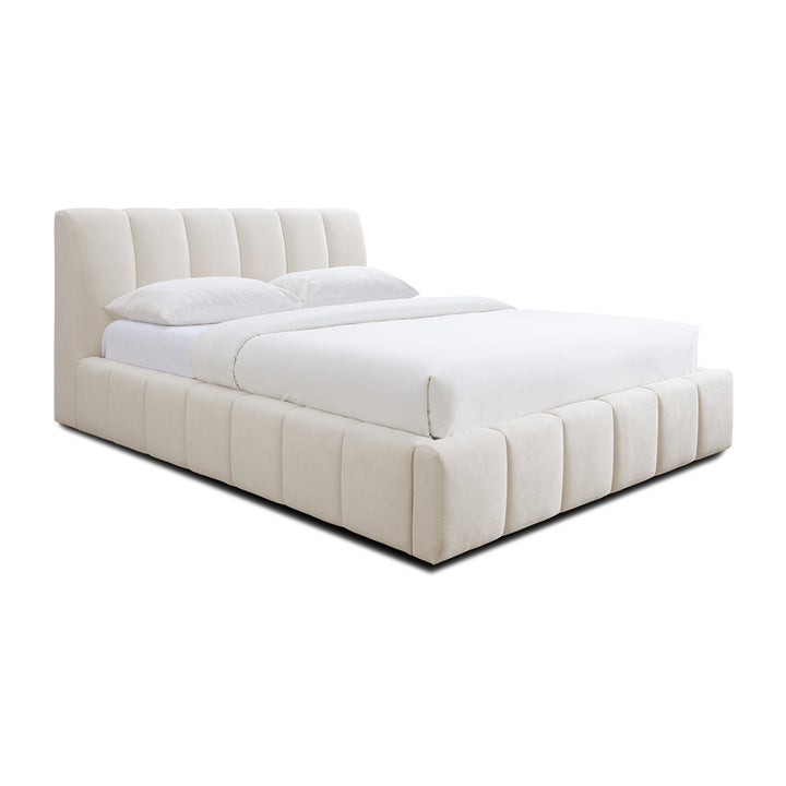 Allocco Queen Bed (Cream)