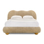 Amalfi Double Bed - Camel Mixed Boucle