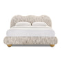Amalfi Queen Bed - Salsa Mixed Boucle