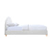 Archie Boucle King Single Bed (White)