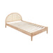 Avery Arch Rattan King Single Bed (Natural)