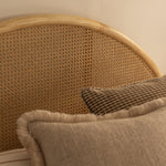 Avery Arch Rattan Single Bed (Oak)