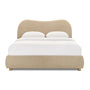Cloud Double Bed - Camel Textured Weave