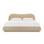 Cloud King Bed - Camel Textured Weave