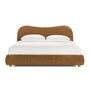 Cloud King Bed - Caramel Textured Weave