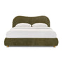 Cloud Queen Bed - Olive Textured Weave