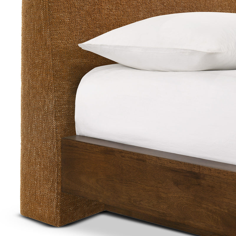 Caramel Textured Weave / Walnut