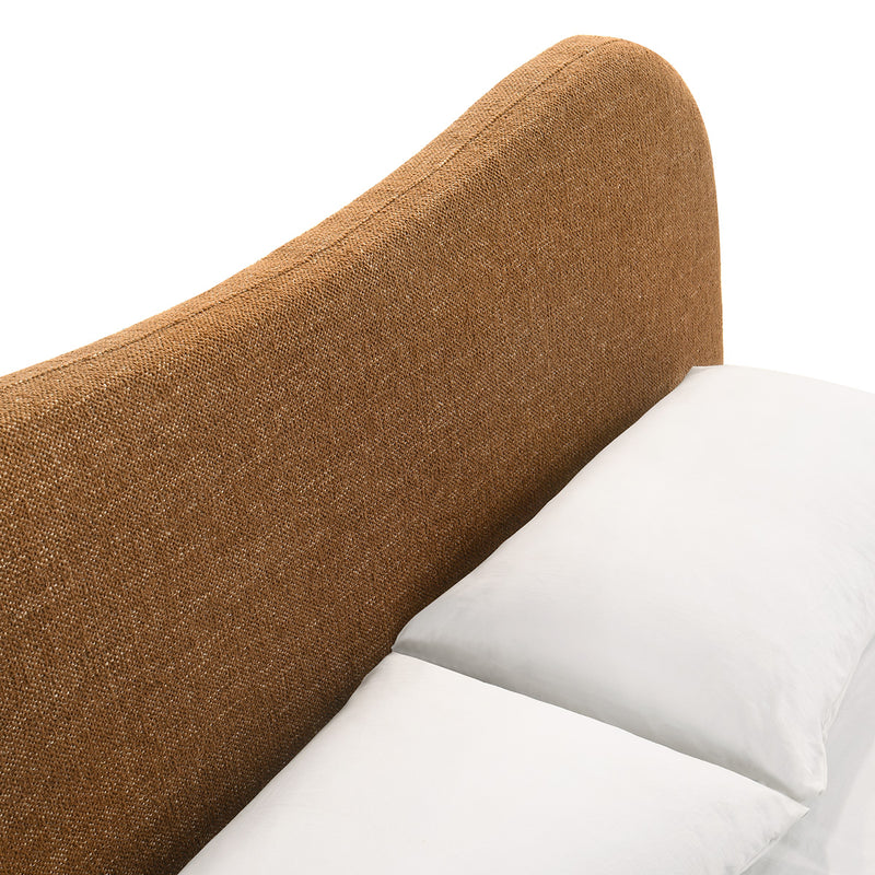 Caramel Textured Weave / Walnut