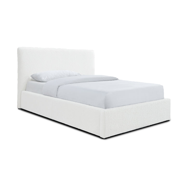 Dane Boucle King Single Bed (White)