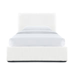 Dane Boucle King Single Bed (White)