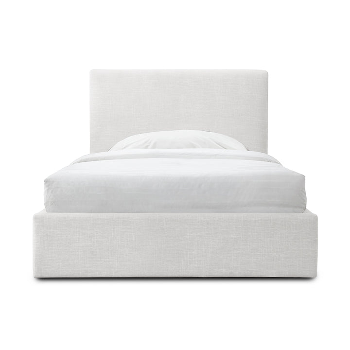 Dane Fabric King Single Bed (Cream)