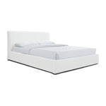 Dane Boucle King Bed (White)