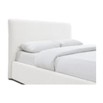 Dane Boucle King Bed (White)